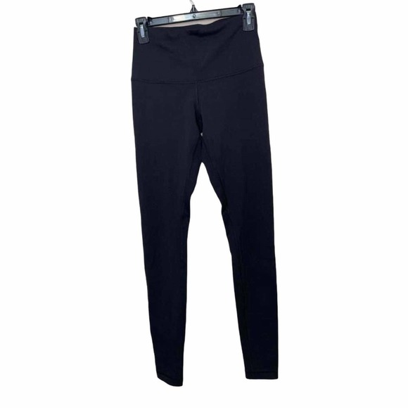 Lululemon‎ Wunder Under Pant Roll Down Black Size 4 - Picture 1 of 5